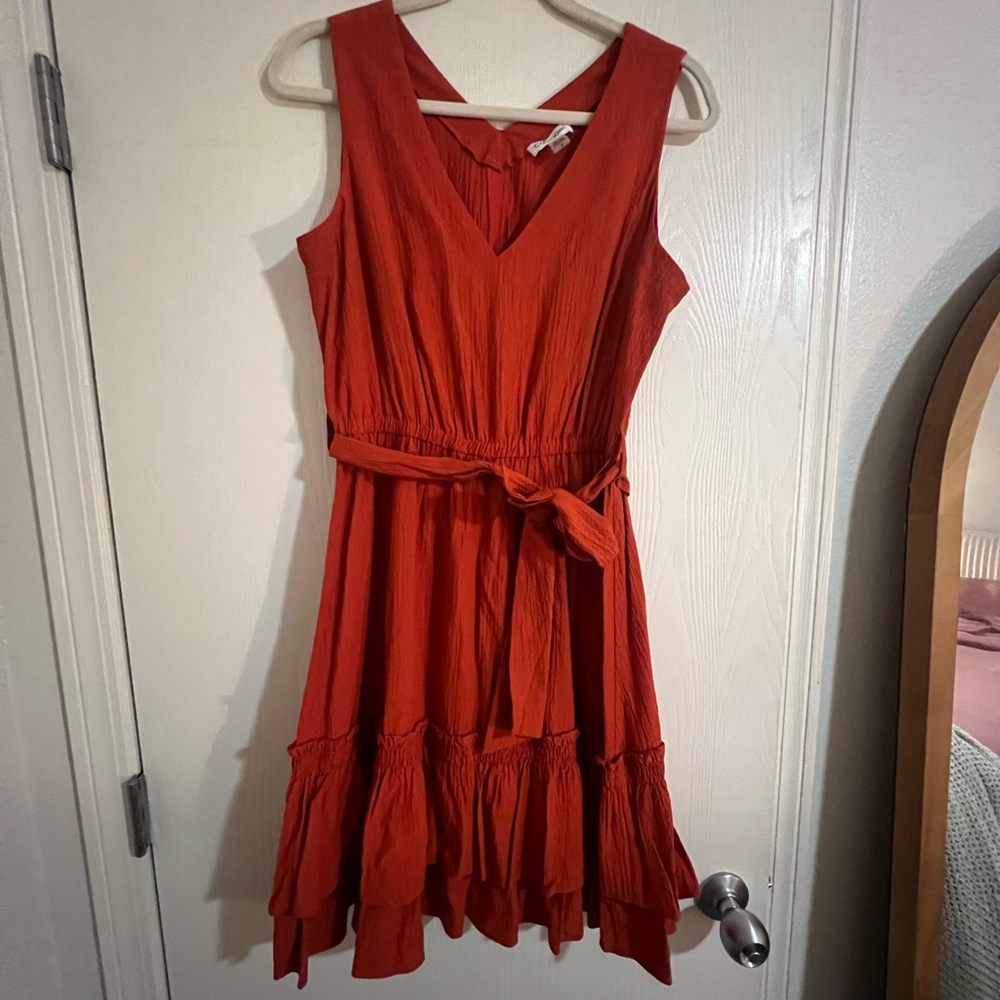 Orange Calvin Klein dress - Women’s - Picture 2 of 2